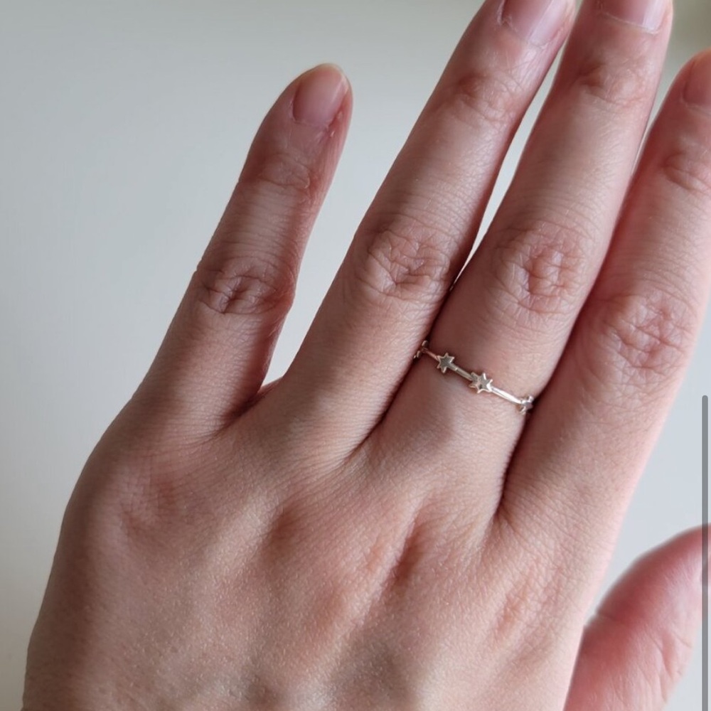 Catbird Silver Star Ring